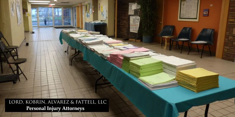 Jersey city brain injury lawyer: empowering your path to recovery 5 Table displaying resources for brain injury victims at a community event.